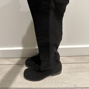 Black Stuart Weitzman Suede boots